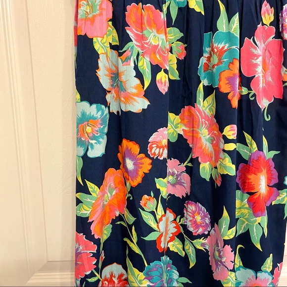 Sweetheart neckline Roxy floral summer dress - Picture 3 of 3